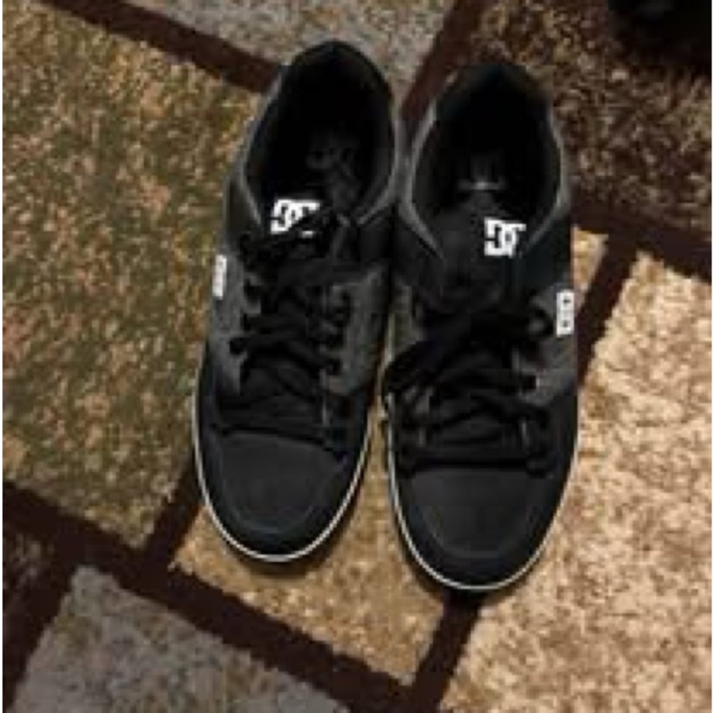 DC Charcoal and Black Casual Sneakers
